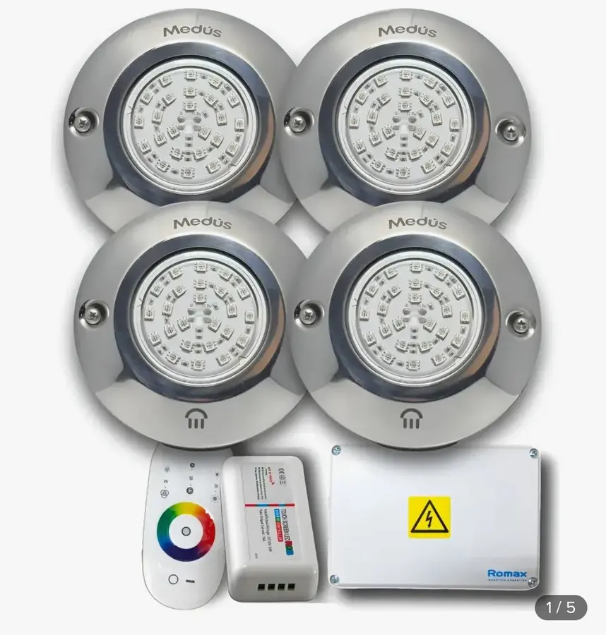 Sistema de luces LED para pileta